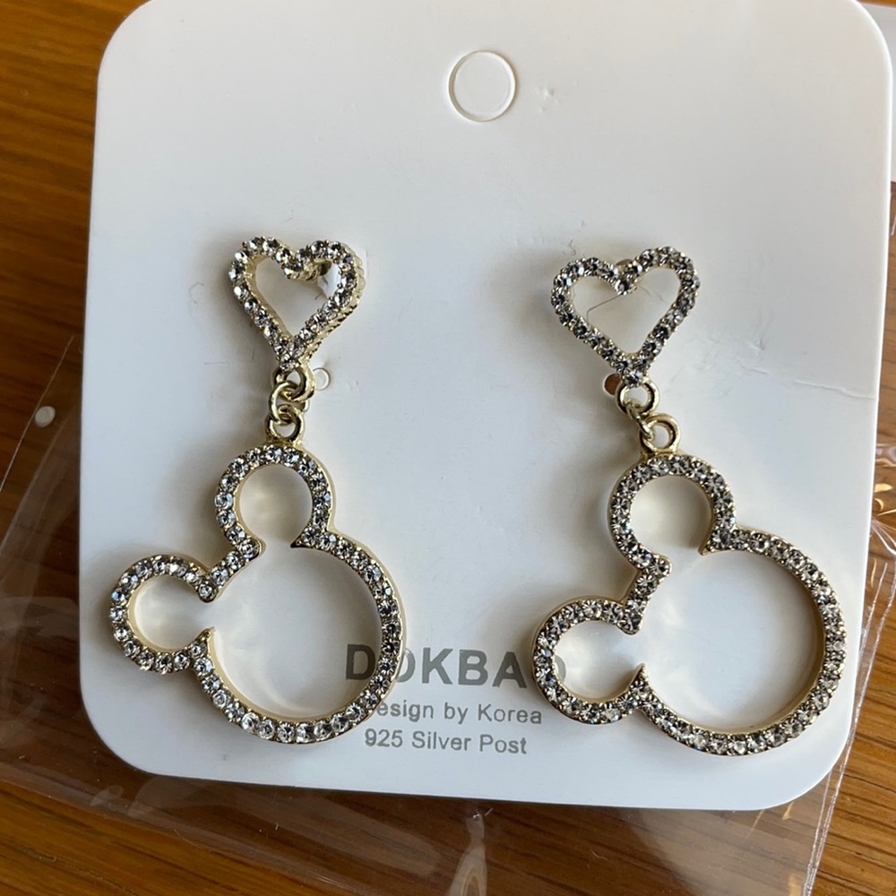 New Mickey earrings,